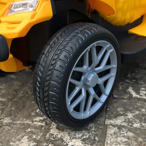 Ride-on Electric ATV T-REX Dinosaur for Kids, 35W 6V, Premium – yellow [14]