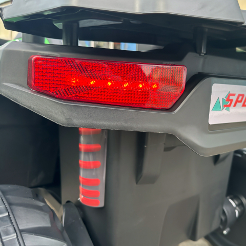 Ride-on electric ATV for kids SuperOffroad, 4x4, 140W 12V, RC, music player, green [18]