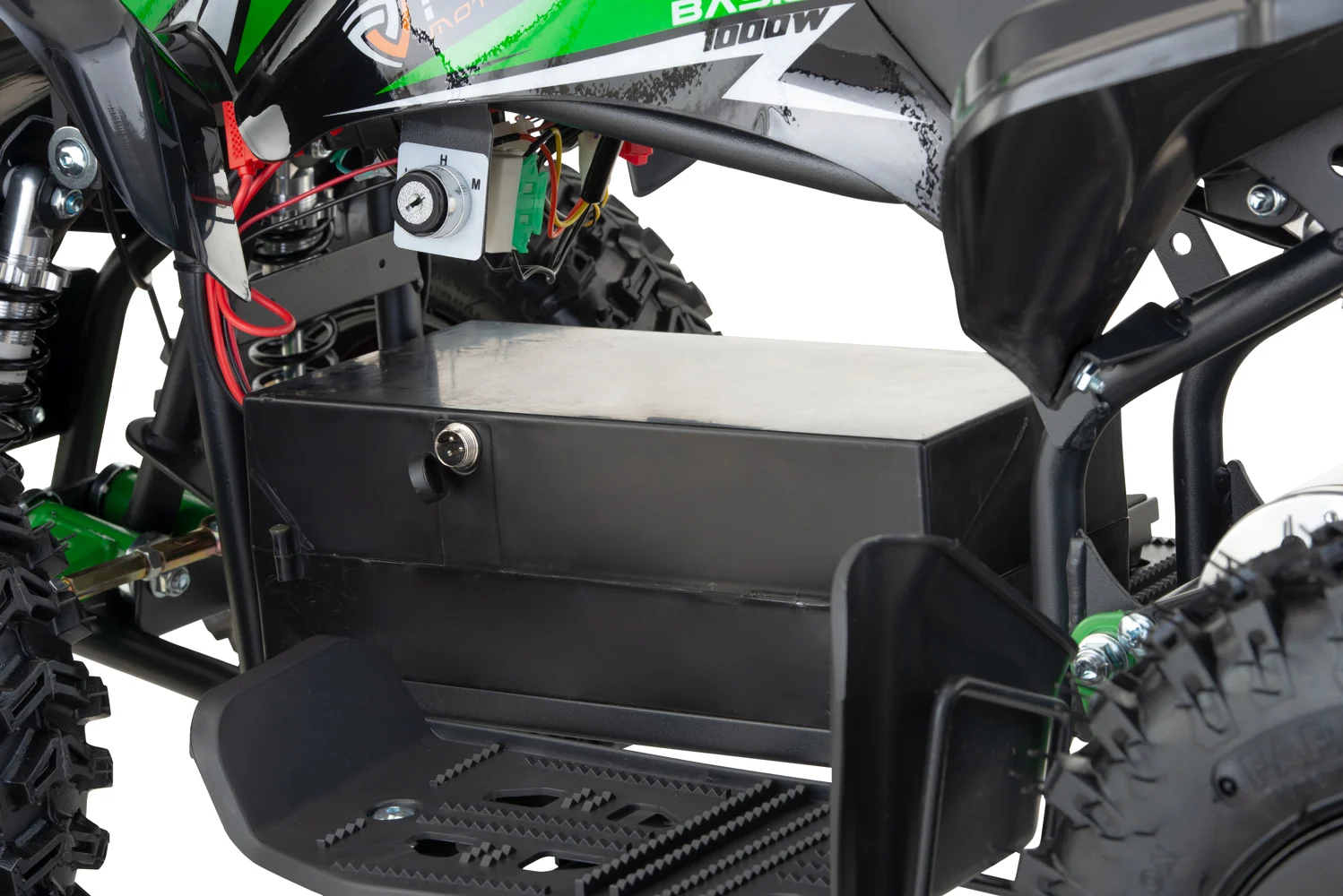 NITRO ECO Python Electric ATV 1000W 36V, Snowy Tyres, 3 Speeds, Green [11]