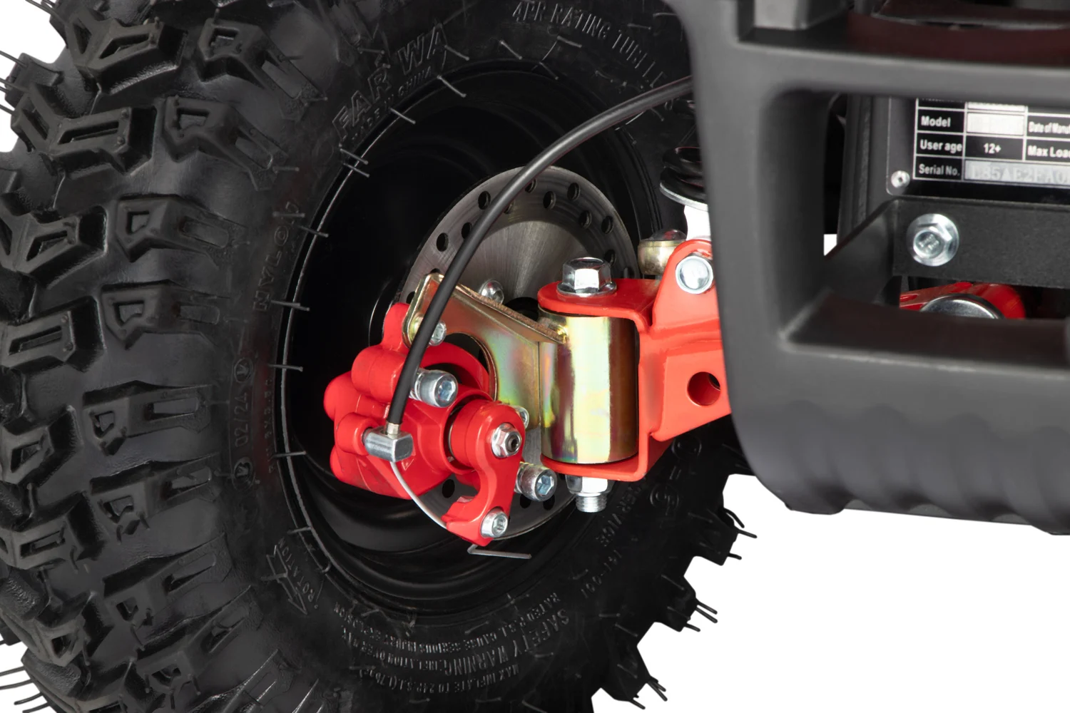 ATV electric copii NITRO Torino 1000W 36V, Rosu [12]