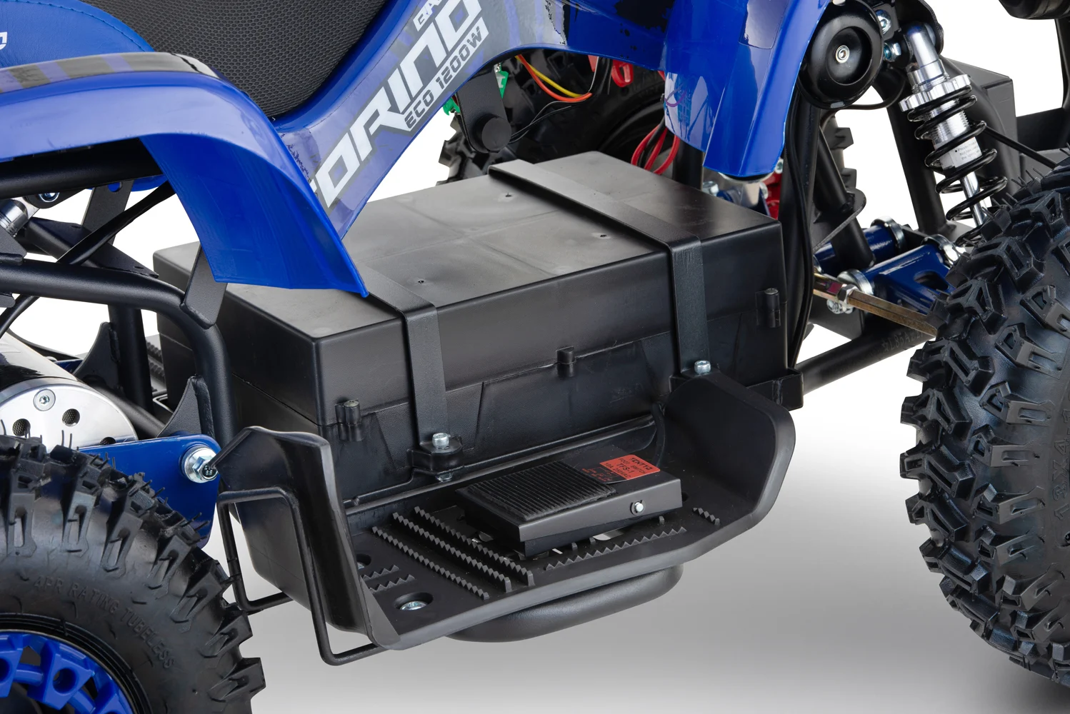 ATV electric copii, NITRO Torino Quad, 1200W, 48V, Snowy Tyres, albastru [5]