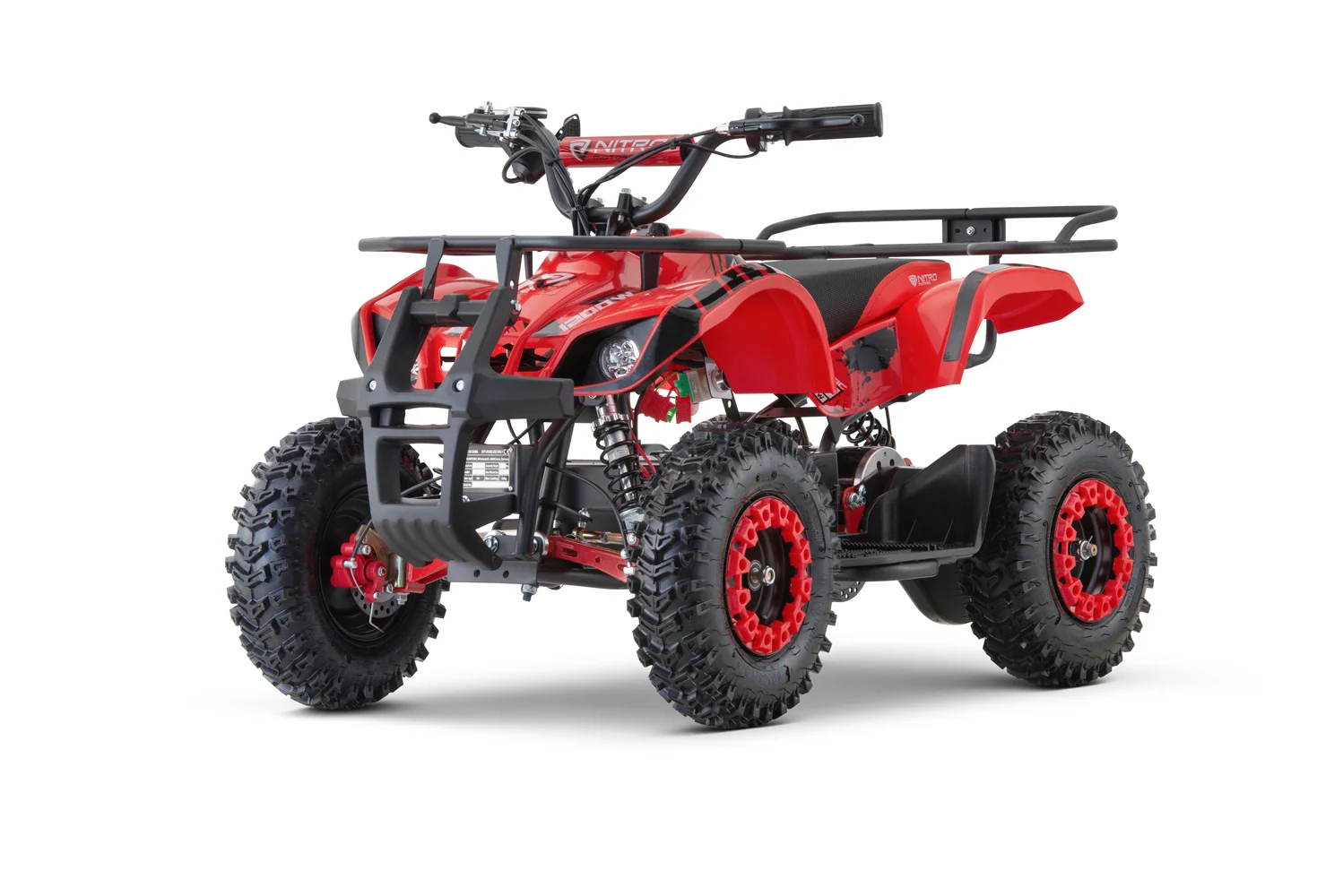 ATV & UTV Electrice - ATV electric copii, NITRO Torino Quad, 1200W, 48V, Snowy Tyres, rosu