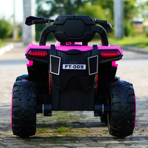 Electric ride-on ATV for children BJFT009, for 2 children, 4x4, 180W, 12V 12Ah, bluetooth, RC, pink [7]