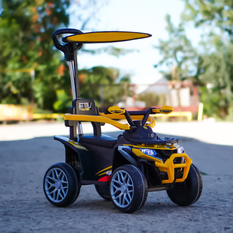 ATV electric cu maner 4 in 1, 35W, 6V, echipare premium, galben [3]