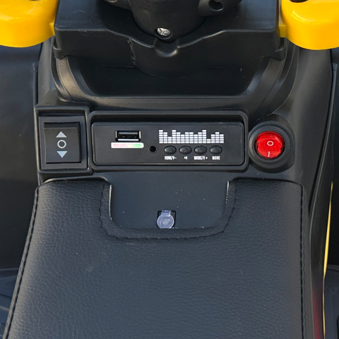 ATV electric cu maner 4 in 1, 35W, 6V, echipare premium, galben [11]