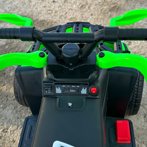 Ride-on electric atv 4 in 1 for children, 35W, 6V, premium, green [14]