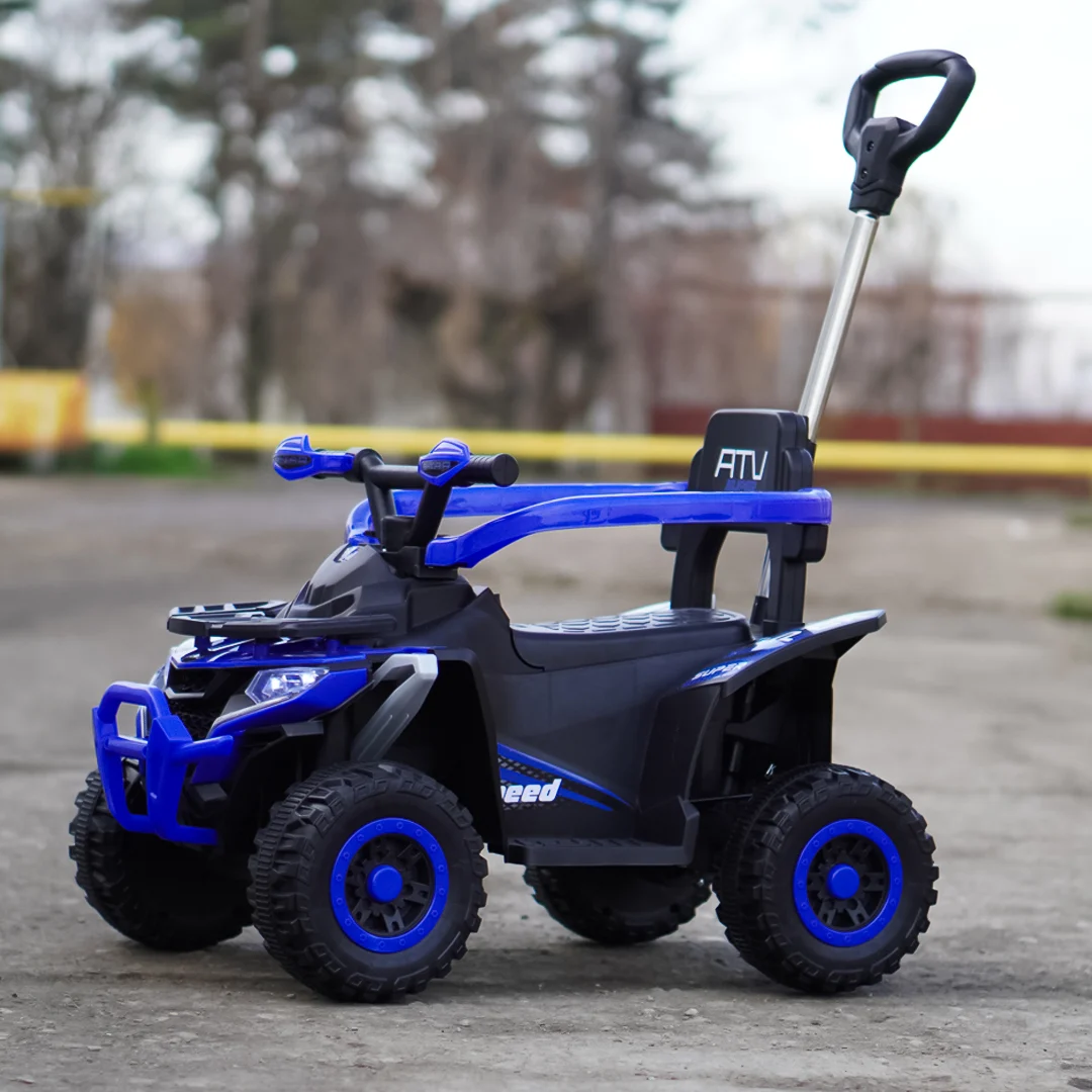 Ride-on electric atv 4 in 1 for children, 35W, 6V, standard, blue [1]