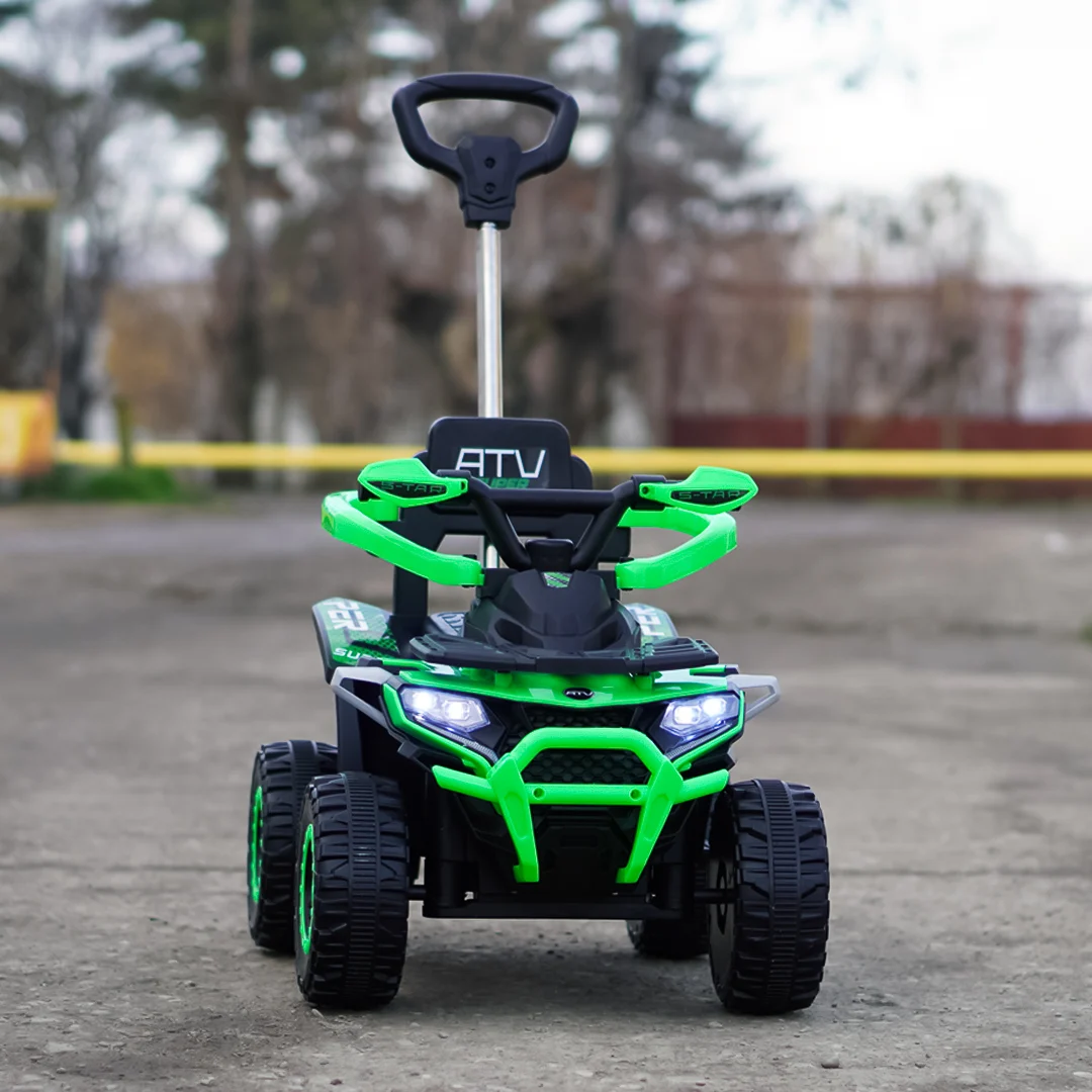 Ride-on electric atv 4 in 1 for children, 35W, 6V, standard, green [2]