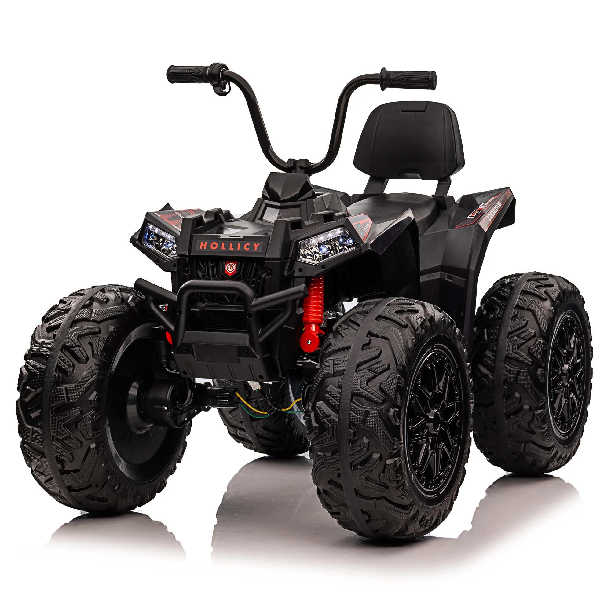Ride On ATV & UTV - Ride-on electric atv for children MonsterQuad, 400W, 24V, 14Ah, Premium, black