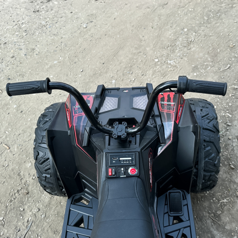 Ride-on electric atv for children MonsterQuad, 400W, 24V, 14Ah, Premium, black [17]