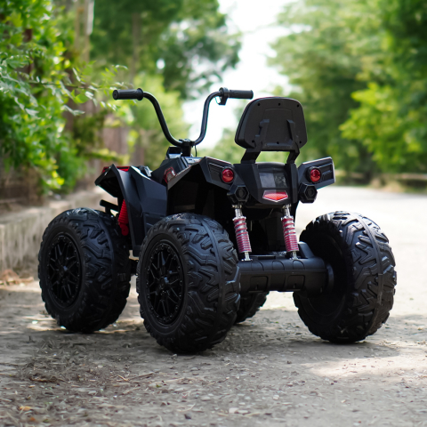 Ride-on electric atv for children MonsterQuad, 400W, 24V, 14Ah, Premium, black [7]