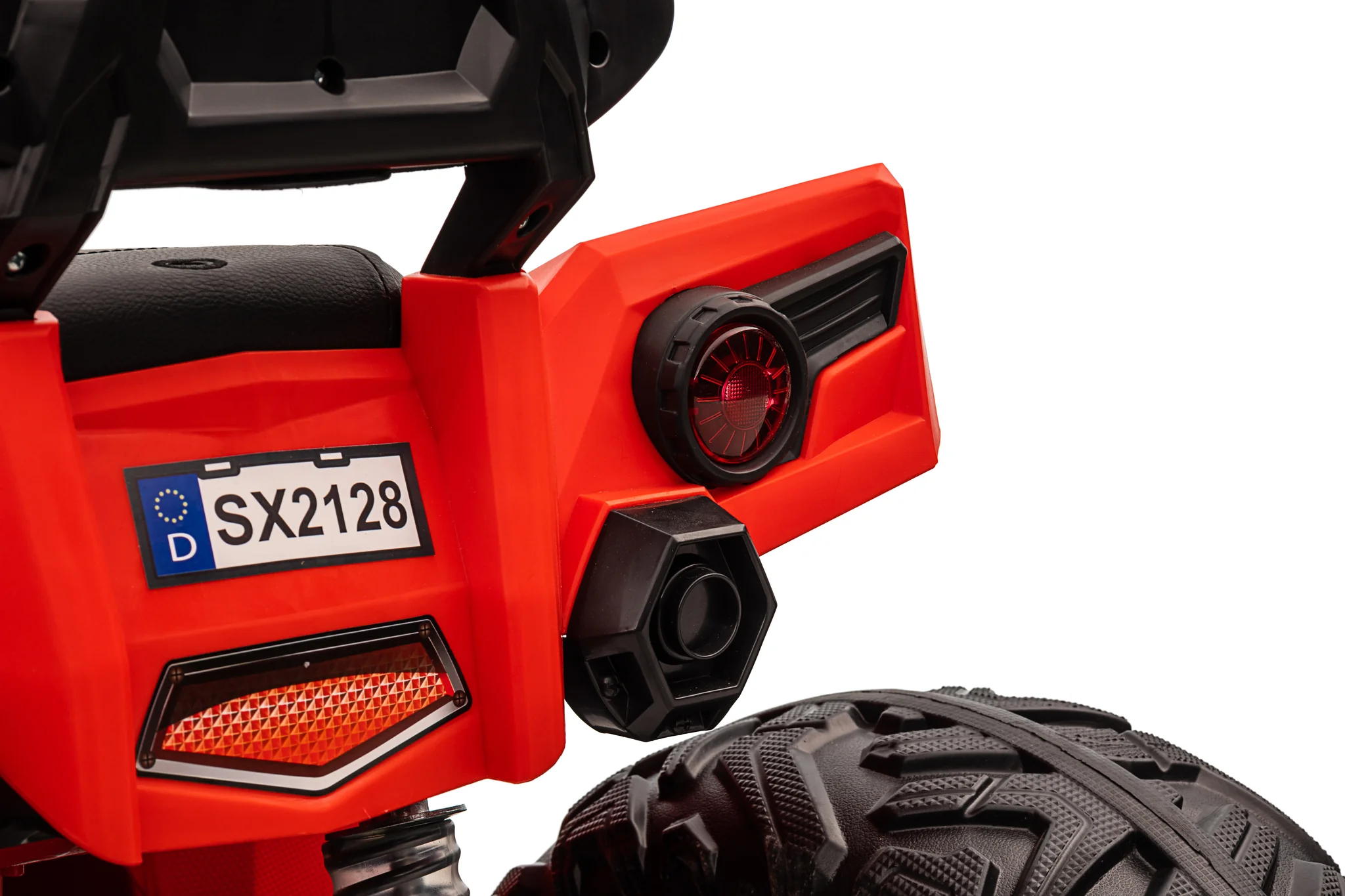 Ride-on electric atv for children MonsterQuad, 400W, 24V, 14Ah, Premium, red [7]