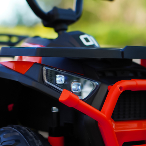 ATV electric pentru copii 2 - 5 ani, Solley MiniDesert, 70W 12V, bluetooth, rosu [10]