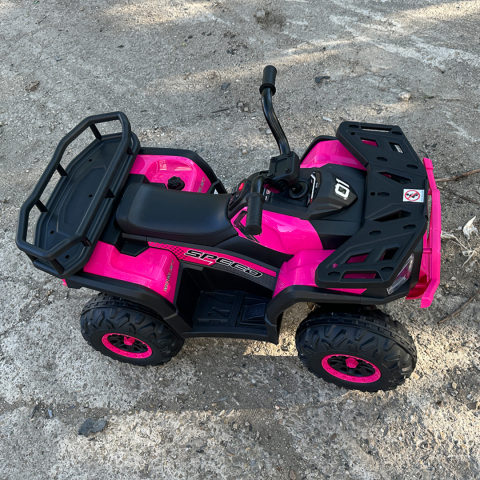Electric ride-on ATV for children Solley MiniDesert, 2-5 years, 70W 12V, bluetooth, pink [14]