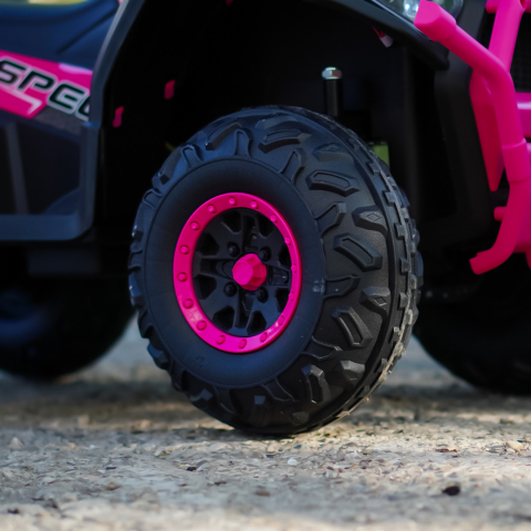 Electric ride-on ATV for children Solley MiniDesert, 2-5 years, 70W 12V, bluetooth, pink [9]