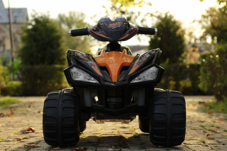 Electric Ride-on ATV for children Kinderauto BJ007, 90W, 12V, standard equipped, black [2]