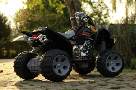 Electric Ride-on ATV for children Kinderauto BJ007, 90W, 12V, standard equipped, black [5]