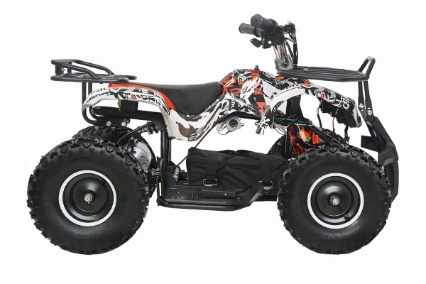 Ride On ATV & UTV - Electric ride-on ATV for children 3-9 years, NITRO Torino Quad, 1000W, 36V 12Ah, white