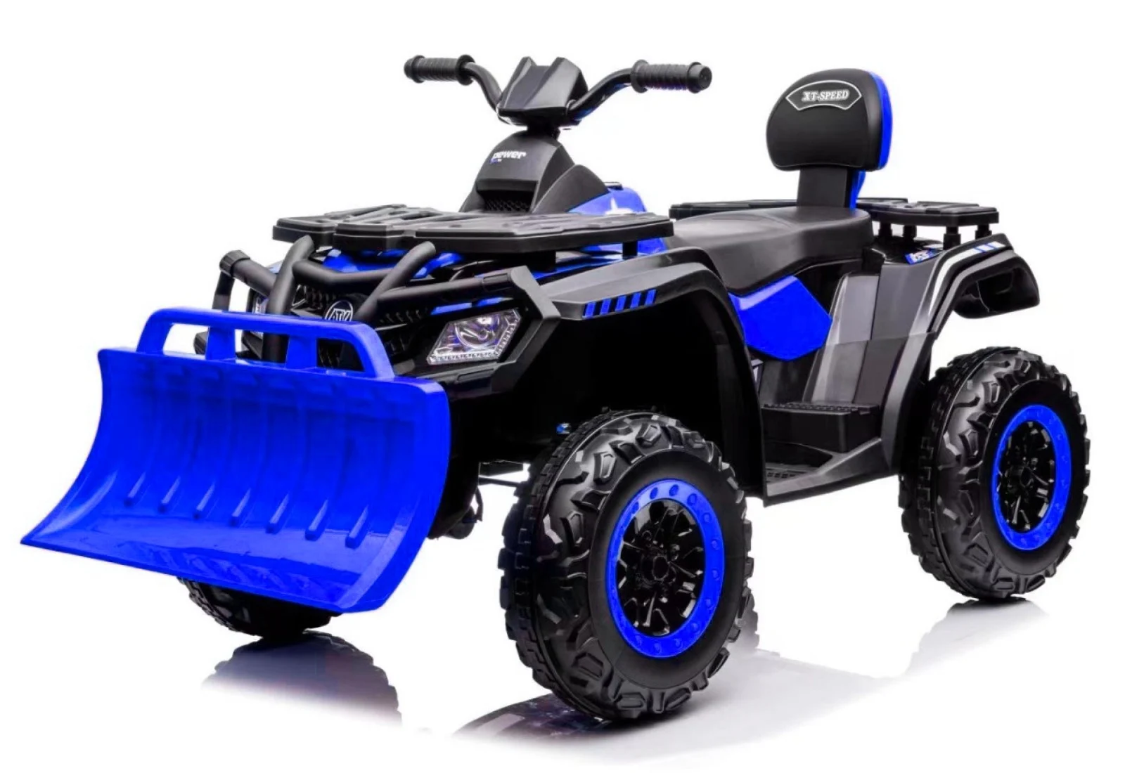 Ride On ATV & UTV - Ride-on electric ATV for children, BJS615, 4x4, accesories included, 320W, 24V, bluetooth, premium equiped, blue