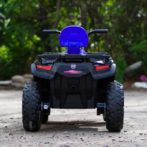 ATV electric pentru copii BJS615, 4x4, accesorii incluse, 320W, 24V, bluetooth, echipare premium, albastru [4]