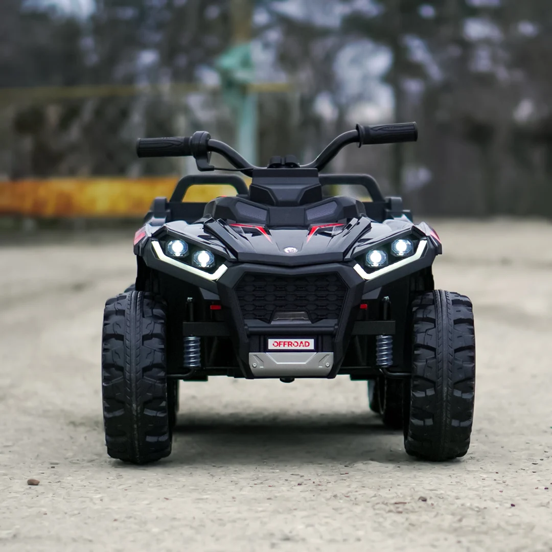 ATV electric pentru copii FarmQuad 6x6, 180W, 12V 14AH, premium, negru [9]