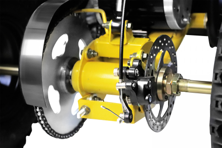 ATV electric pentru copii Kinderauto ECO Torino Cross, 1000W putere, 36V #Graffiti [7]