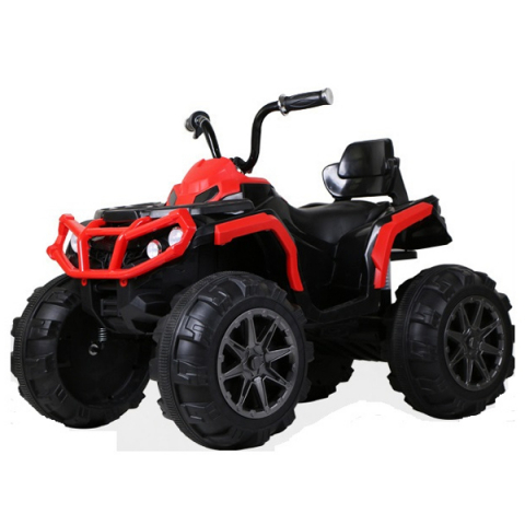Ride On ATV & UTV - Electric ride-on ATV for children, Offroad-K, 90W, 12V, leather seat, red