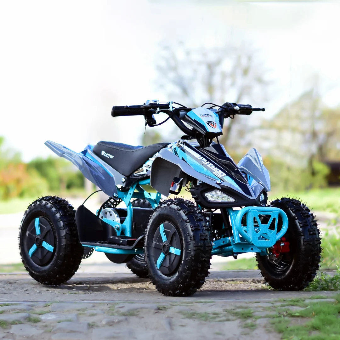 Ride-on electric ATV for children, NITRO ECO Python, 1000W, 36V, 3 gears, light blue [4]