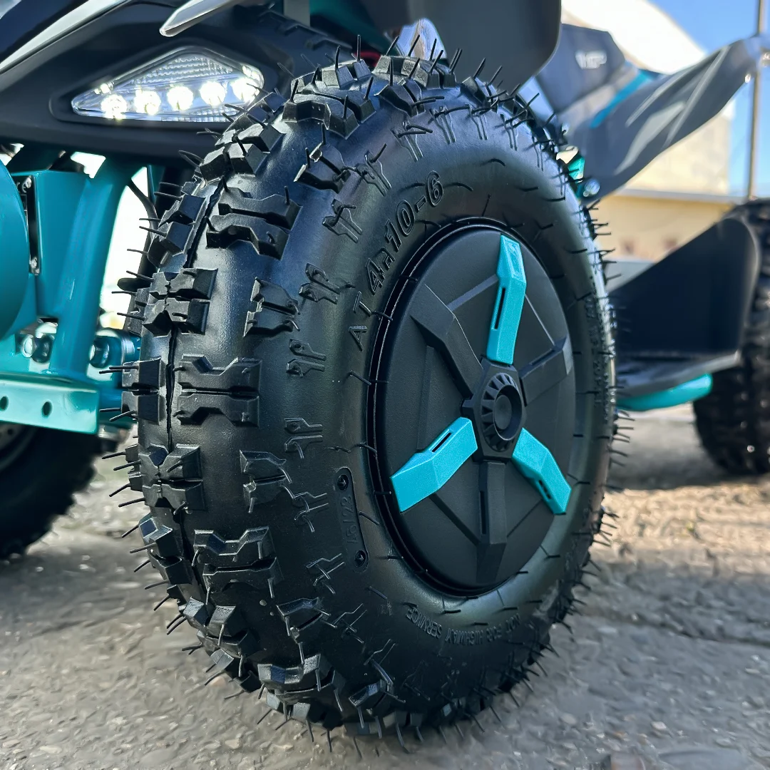 Ride-on electric ATV for children, NITRO ECO Python, 1000W, 36V, 3 gears, light blue [10]