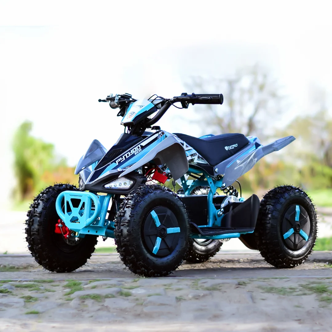 Ride-on electric ATV for children, NITRO ECO Python, 1000W, 36V, 3 gears, light blue [9]