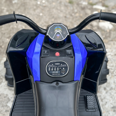 ATV electric pentru copii Wolf, 70W 12V, standard, albastru [15]