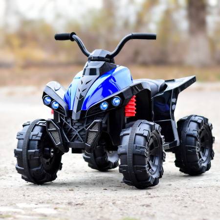 ATV electric pentru copii Wolf, 70W 12V, standard, albastru [9]