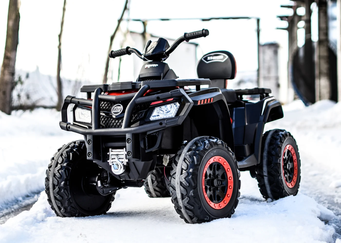 Electric ride on ATV for children XT-Speed, 180W 24V, Premium equipment, red [1]