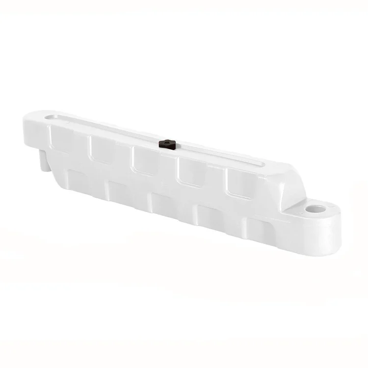 Jucarii de interior si exterior - Bariera modulara delimitare traseu karting, piste sau parcari, HDPE, 100x12x18 cm, alb