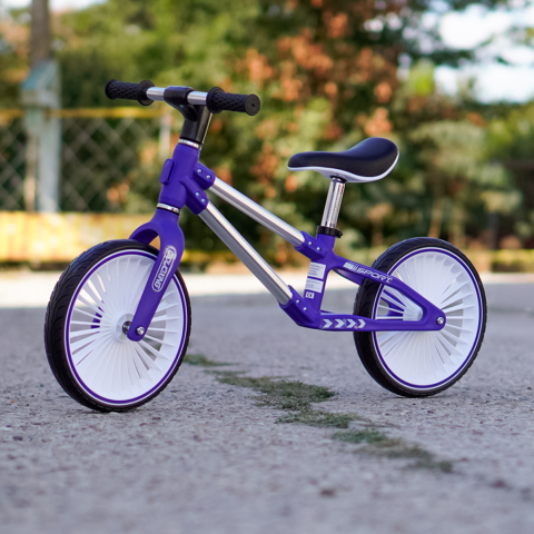 Kids’ Balance Bike, Ages 2-5 Years, 12-Inch Soft Foam Wheels, blue [1]