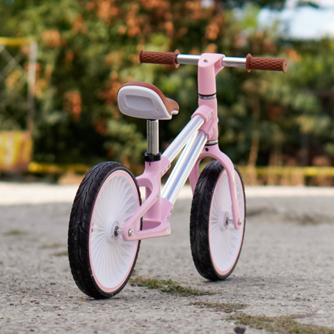 Kids’ Balance Bike, Ages 2-5 Years, 12-Inch Soft Foam Wheels, pink [7]