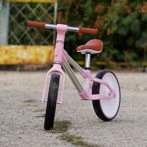 Kids’ Balance Bike, Ages 2-5 Years, 12-Inch Soft Foam Wheels, pink [3]