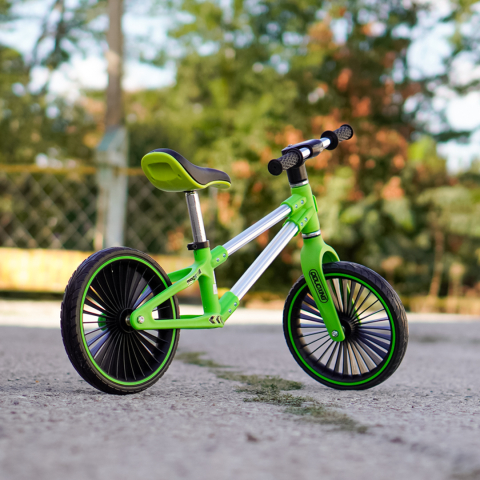 Kids’ Balance Bike, Ages 2-5 Years, 12-Inch Soft Foam Wheels, Green [4]
