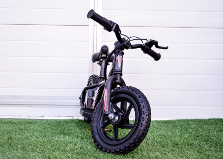 Bicicleta electrica fara pedale, Nitro Bike DIKY 180W 24V Lithium , Roti 12 inch, Rosu [2]