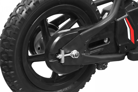 Bicicleta electrica fara pedale, Nitro Bike DIKY 180W 24V Lithium , Roti 12 inch, Rosu [6]