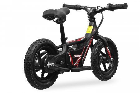 Bicicleta electrica fara pedale, Nitro Bike DIKY 180W 24V Lithium , Roti 12 inch, Rosu [9]