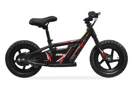 Bicicleta electrica fara pedale, Nitro Bike DIKY 180W 24V Lithium , Roti 12 inch, Rosu [11]