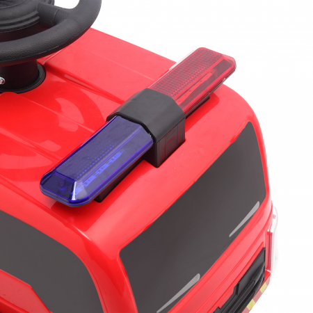 Camion cu maner pentru copii 3 in 1 FireTruck, 30W 6V, scaun tapitat, music player [21]