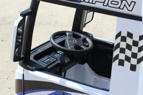 Licensed electric ride-on truck, Mercedes ACTROS, 4x4 180W, 12V, PREMIUM, white [10]