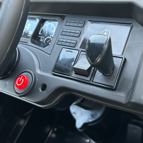 Camion electric copii Mercedes ACTROS, 4x4 180W, 12V, PREMIUM, negru [13]