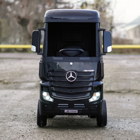 Camion electric copii Mercedes ACTROS, 4x4 180W, 12V, PREMIUM, negru [2]