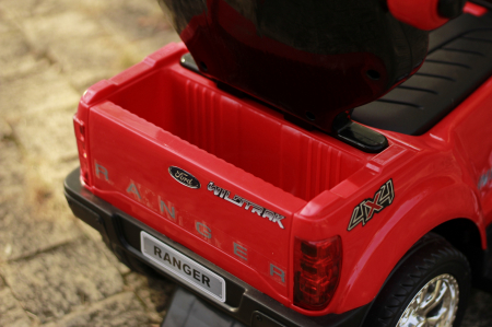 Carucior electric pentru copii 3 in 1 cu licenta Ford Ranger, STANDARD, rosu [12]