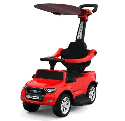 Carucior electric pentru copii 3 in 1 cu licenta Ford Ranger, STANDARD, rosu [1]