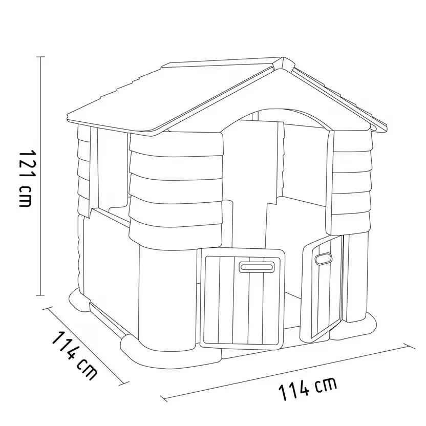 Casuta de joaca pentru copii 2-6 ani Solley Fairy Playhouse [6]