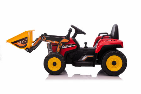 Electric ride-on excavator for children, BJ611C, 60W, 12V, bluetooth, red [2]